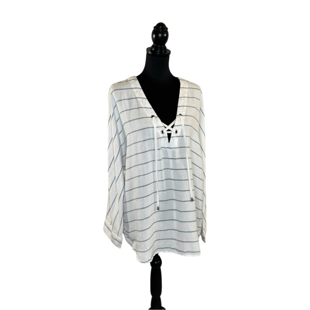 Like New Rails Lily Positano Stripe Blouse Women’… - image 4